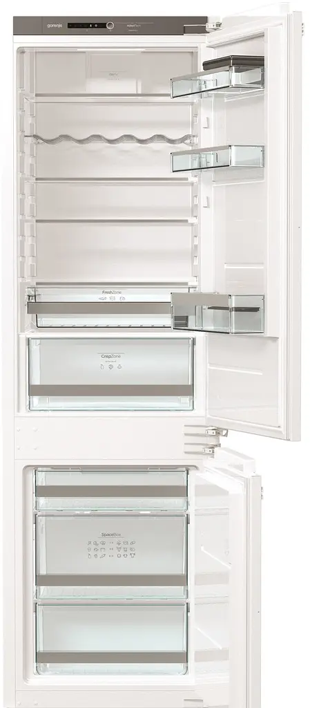 Вбудований холодильник з морозильною камерою Gorenje білий (NRKI2181A1) - фото 2