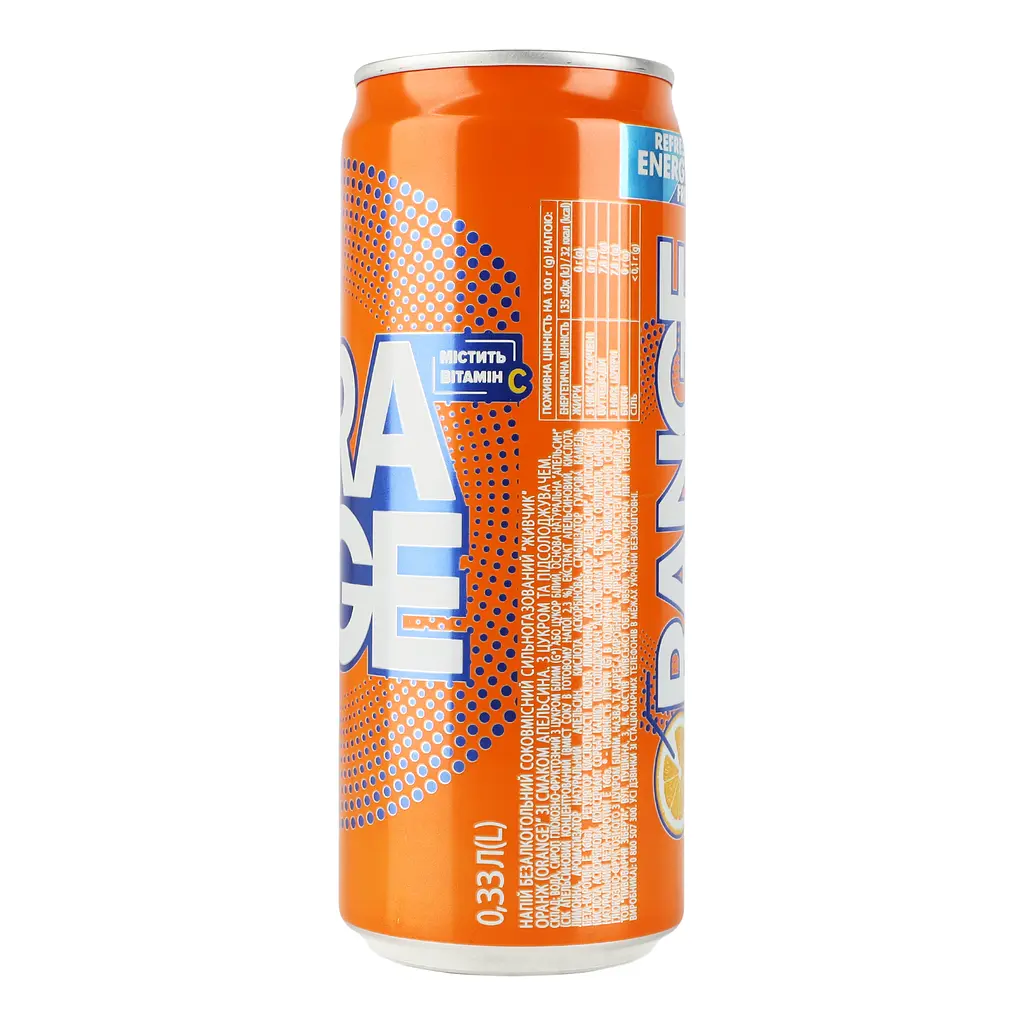 Напій соковмісний Живчик Orange безалкогольний сильногазований 0.33 л - фото 4