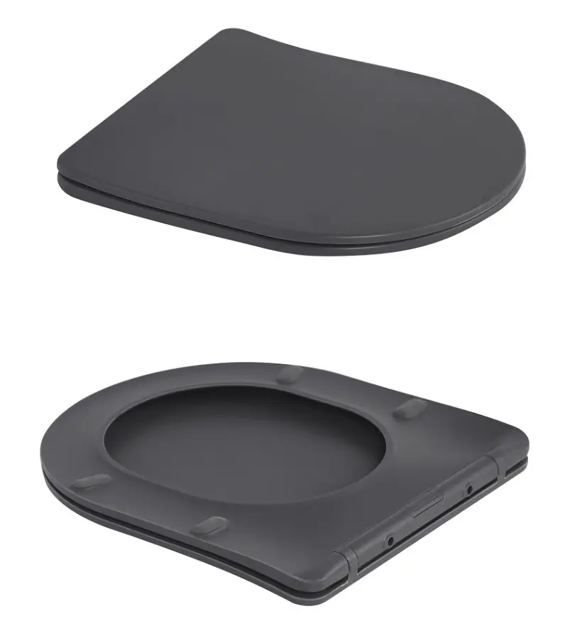 Унітаз підвісний Qtap Robin Ultra Quiet, з сидінням Slim Duroplast/ Soft-close/ Quick relase QT13332381АSAN - фото 7