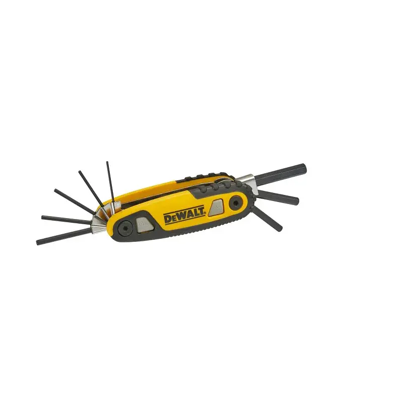 Ключі шестигранні HEX1.5-8мм складаються в корпус набір 8шт DeWALT hoz0012931 - фото 3