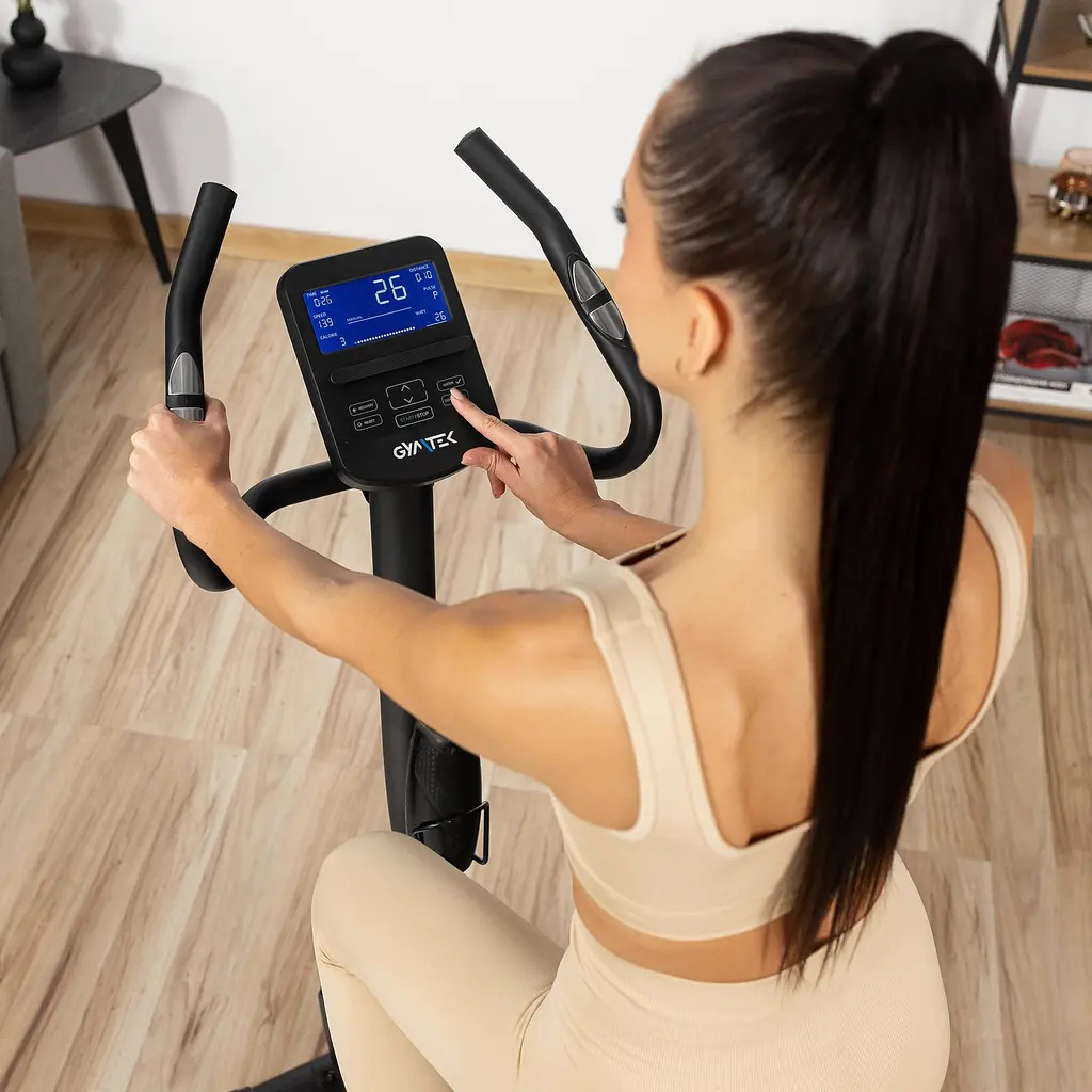 Велотренажер Gymtek XB2000 електромагнітний синій - фото 4