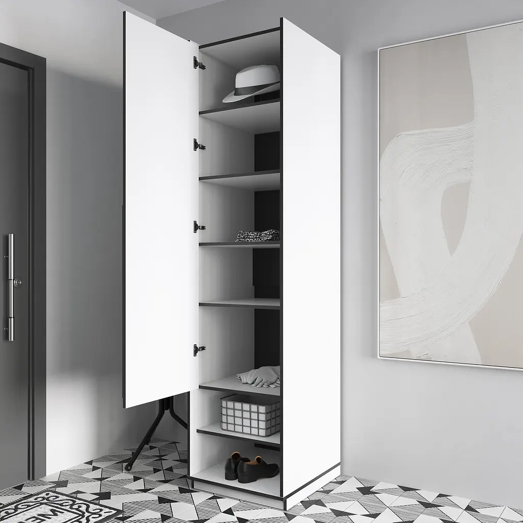 Пенал для дома Flamecame с полками в прихожую FR-01 Кверкус - фото 2