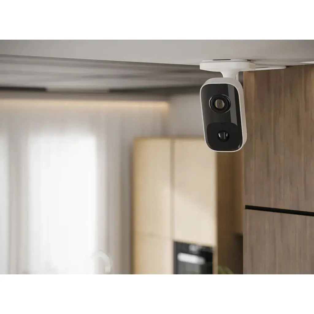 Камера відеоспостереження Ajax IndoorCam, внутрішня, 4мп, 110° вертикальний 60° горизонтальний, іч 8м, штучний інтелект, wi-fi, біла - фото 3