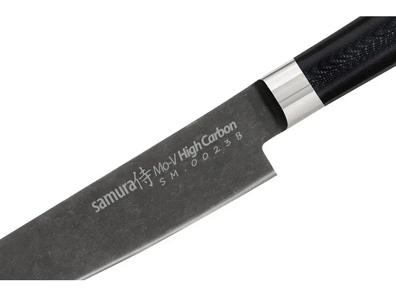 Кухонний ніж SAMURA MO-V Stonewash (SM-0023B) - фото 7