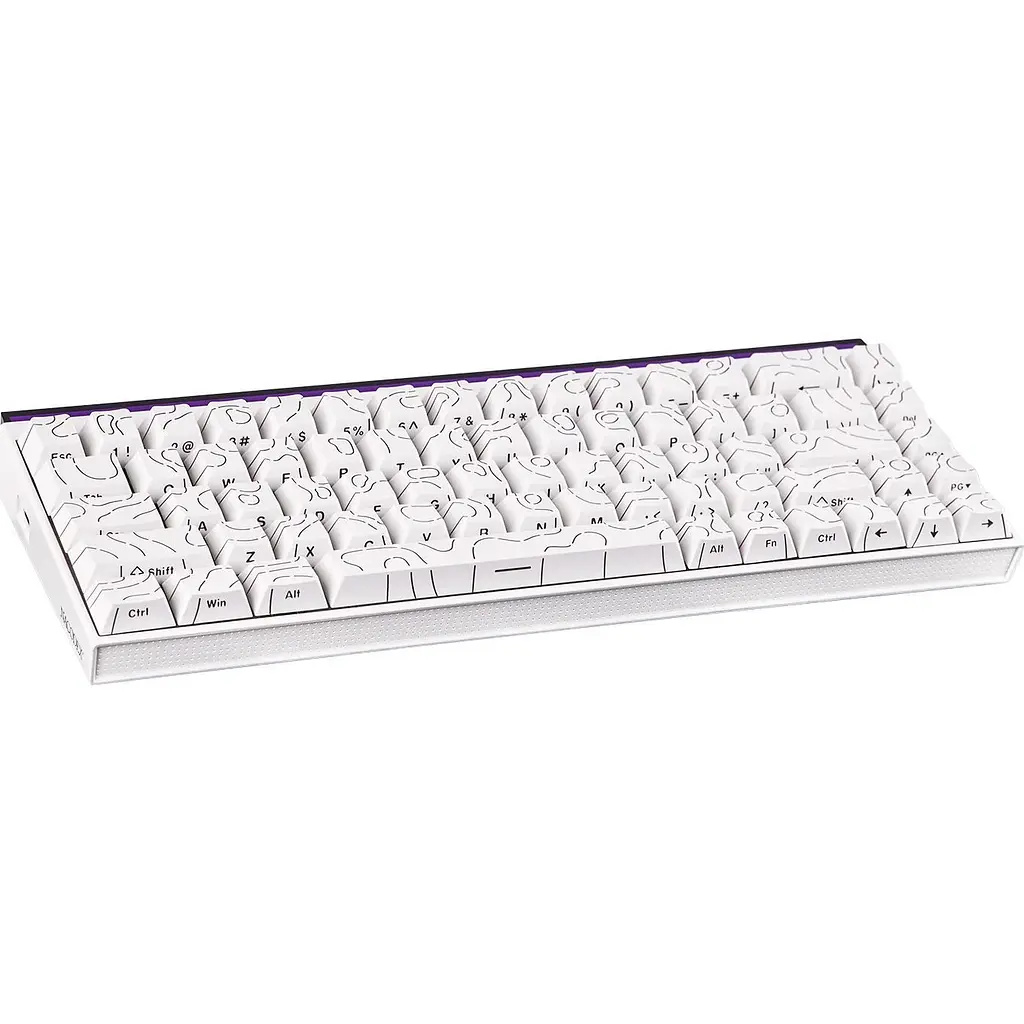 Клавіатура Ajazz NK68 Red Switch UA White Contours (NK68-R-S-W) [156872] - фото 7