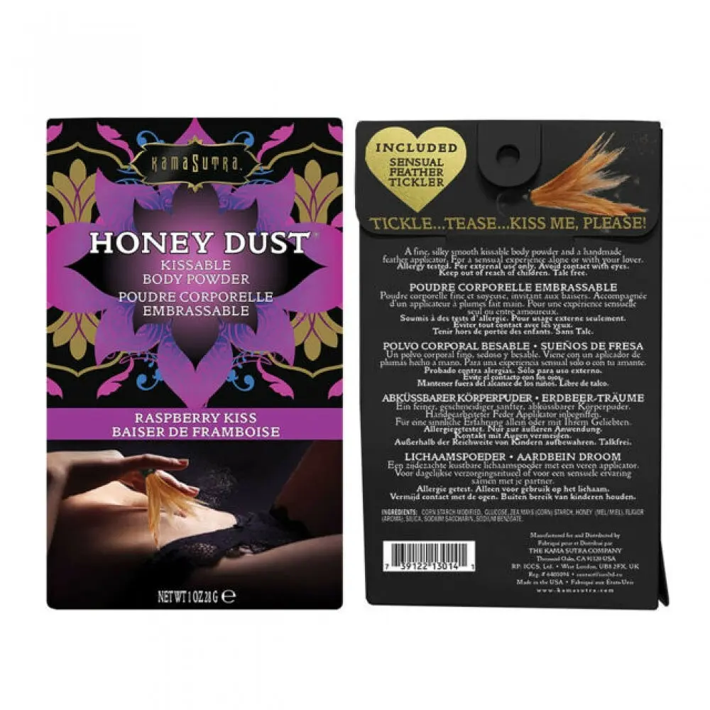 Съедобная пудра Kamasutra Honey Dust Raspberry Kiss - фото 2