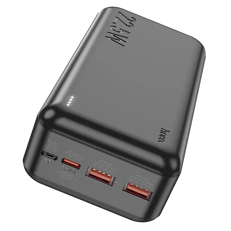 Power Bank Hoco J101B Astute 22.5W fully compatible power bank (30000mAh) Black - фото 3