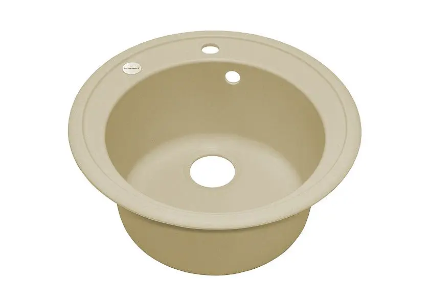 Кухонна мийка Adamant SUN ivory d 510x200 мм, без крила d 51 - фото 2