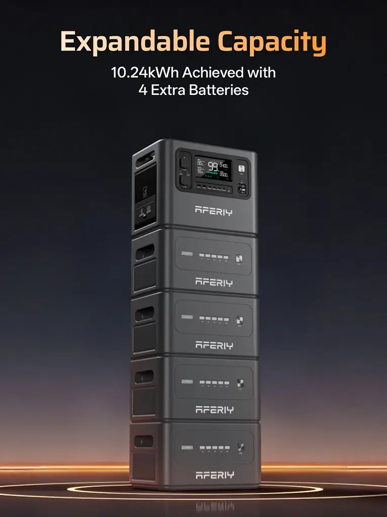 Зарядная станция Aferiy AF-P280, 2800 Вт, 2048 Вт/час (электростанция для дома, UPS, ИБП) - фото 2