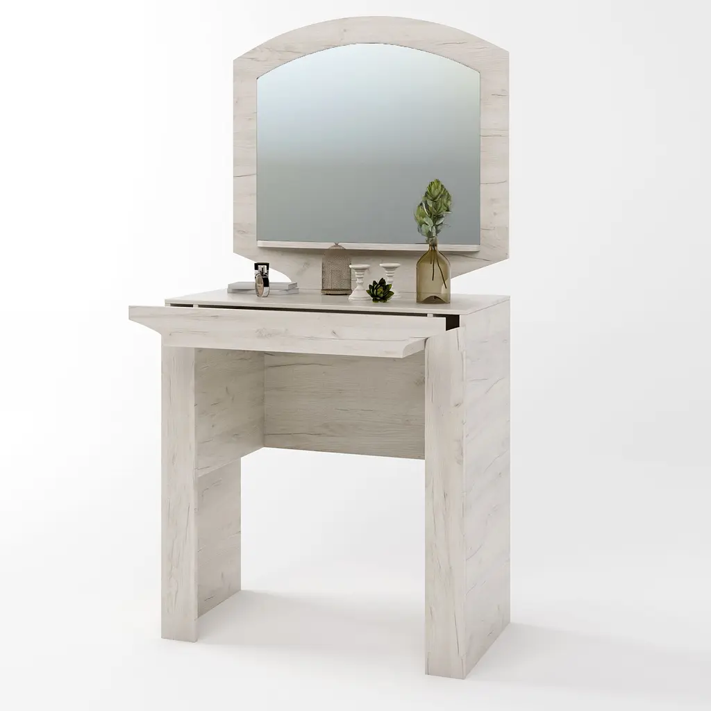 Туалетний столик Еверест Ліберті дуб крафт білий (EVR-2254) - фото 2