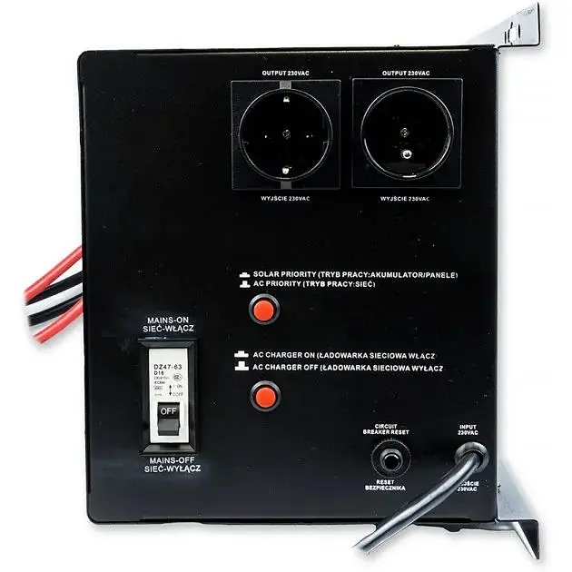Гібридний ДБЖ/інвертор Volt Polska SINUS PRO 2400 W 12/230V 1600/2400W (3SP240012W) - фото 4