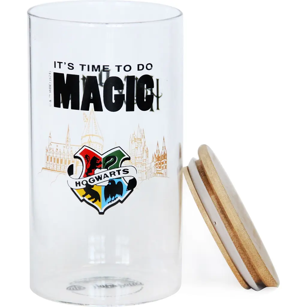 Банка скляна для зберігання Warner Bros. Harry Potter Magic з бамбуковою кришкою 750 мл (85005876) - фото 5