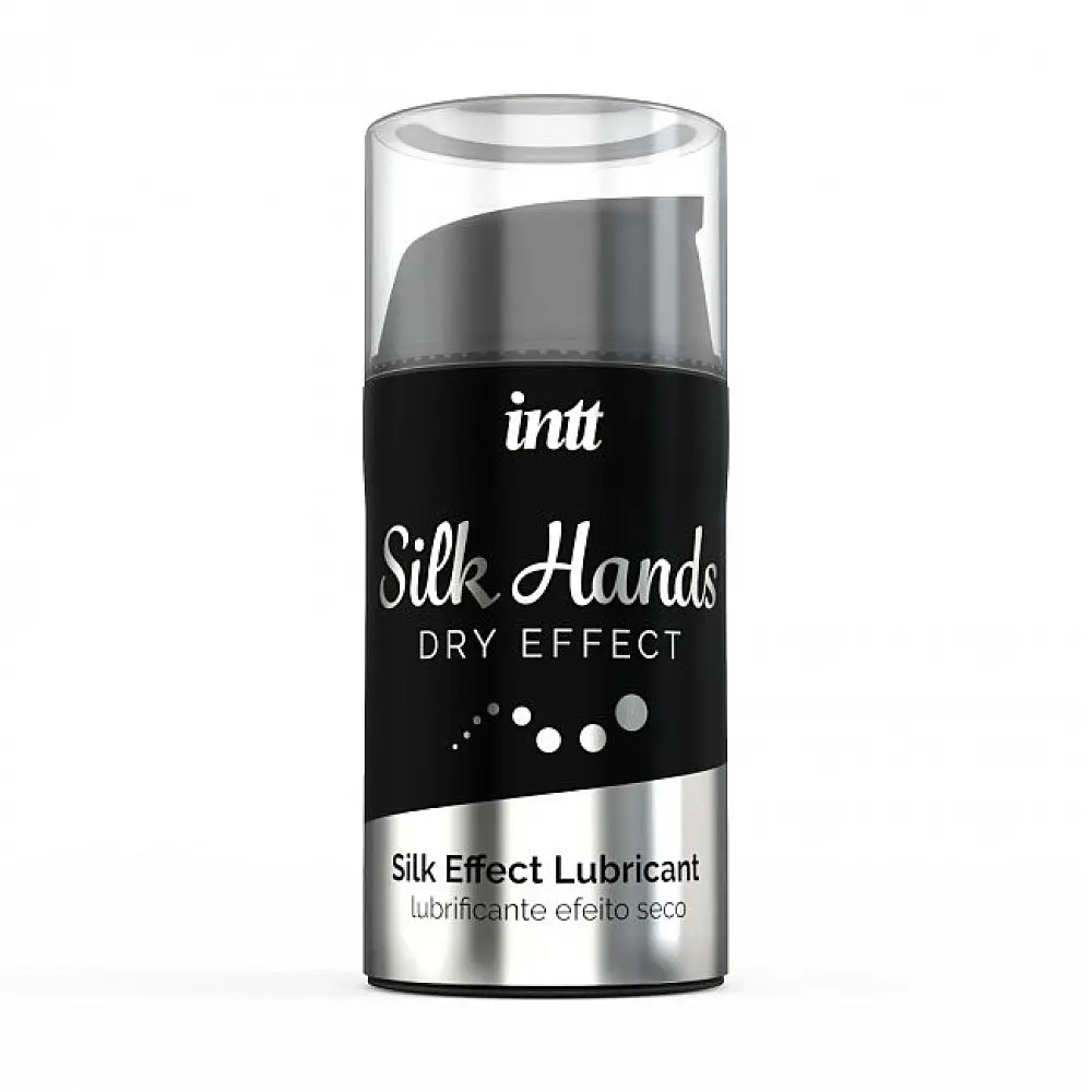 Лубрикант для мастурбації на силіконовій основі Intt Silk Hands, 15 мл - фото 2