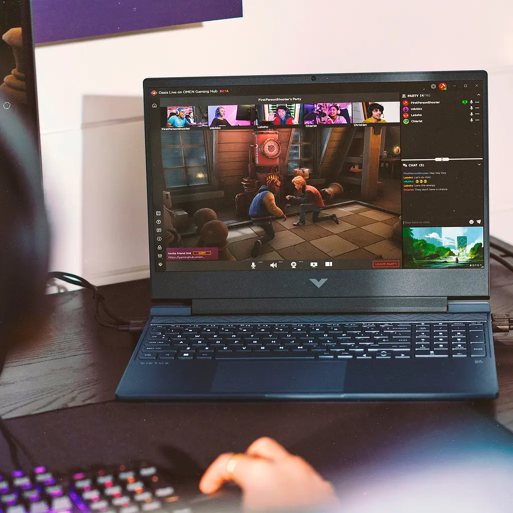 Ноутбук HP Victus 15-fa0010ua 15.6' FHD IPS AG, Intel i5-12500H, 16GB, F512GB, NVD3050Ti-4, Win11, синій (6G6V1EA) - фото 2