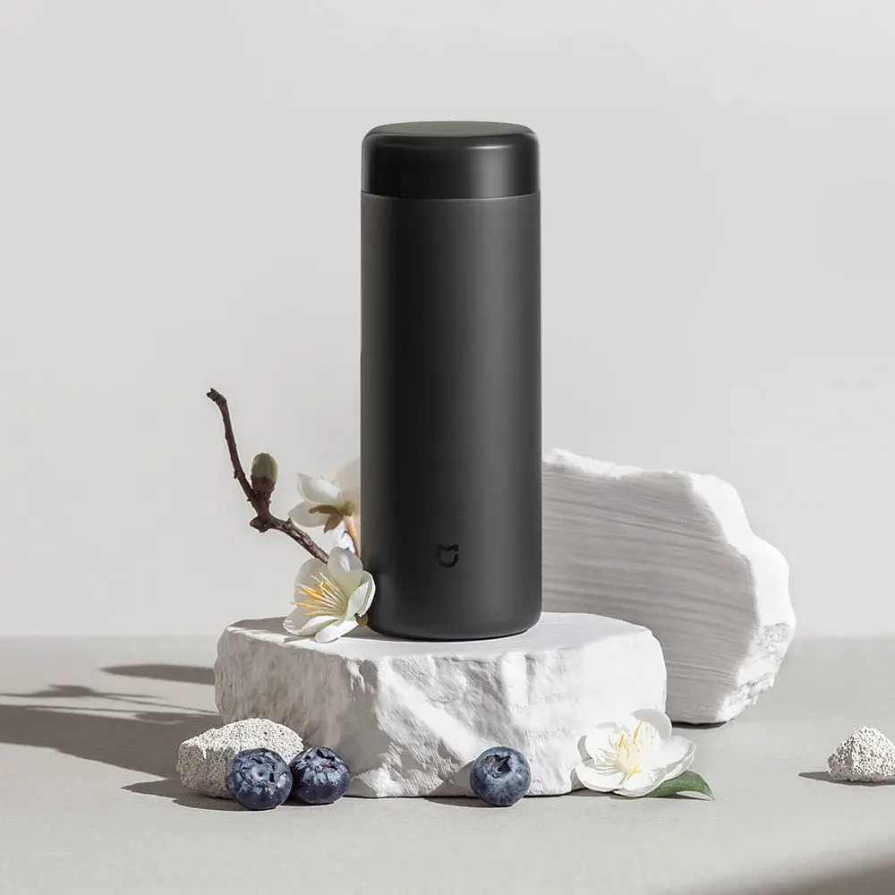 Термос Xiaomi MiJia Vacuum Cup 350ml (MJKDB01PL) Black - фото 2