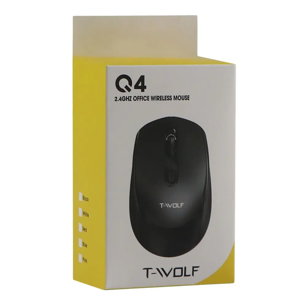 Бездротова оптична мишка T-Wolf Q4 2.4G Чорний - фото 2