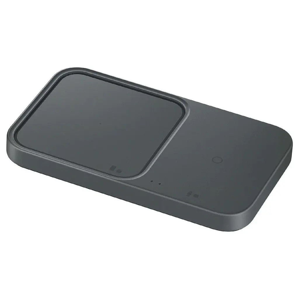 Бездротовий зарядний пристрій з блоком живлення Samsung EP-P5400 Wireless Charger Duo 15W Black (EP-P5400TBRGRU) - фото 5