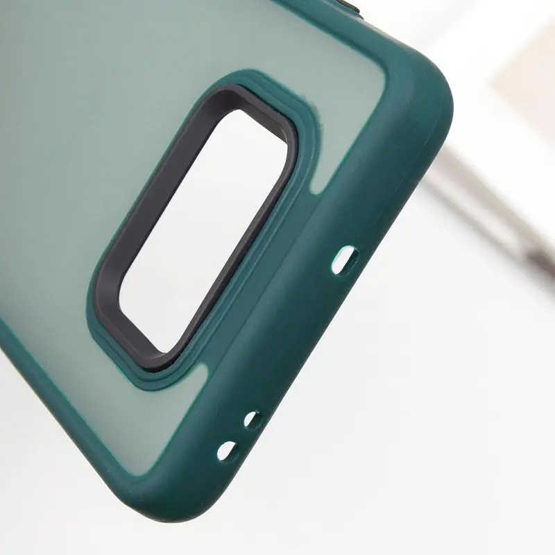 Чехол TPU+PC Lyon Frosted для Xiaomi Poco X3 NFC / Poco X3 Pro Green - фото 7