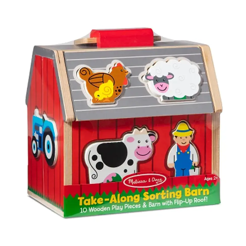 Розвиваюча іграшка Melissa&Doug дерев'яний сортувальний сарай (MD30149) - фото 3