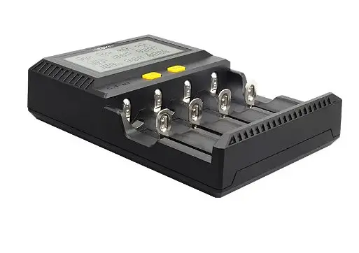 Профессиональное Зарядное устройство Miboxer C4-12 LCD 4 слота для Li-Ion, Ni-Mh и Ni-Cd аккумуляторов - фото 5