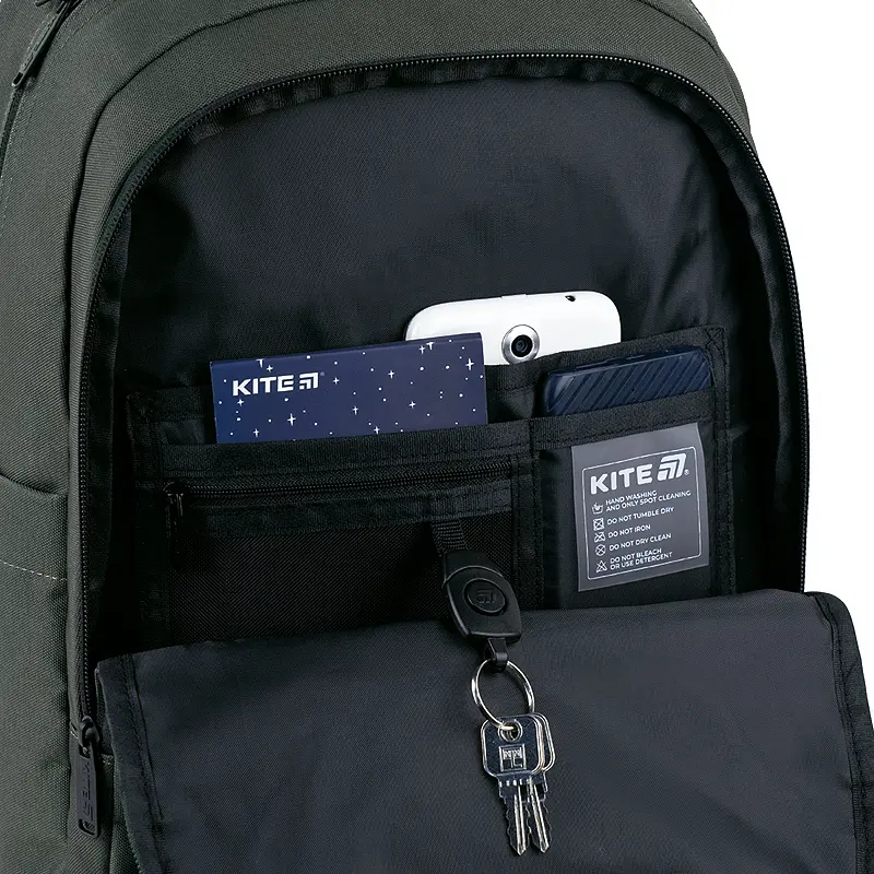 Рюкзак для початкової школи Kite Education 584 Tokyo Vibe Хакі (K26-584M-4) - фото 13