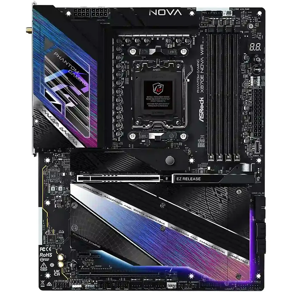 Материнская плата ASRock X870E Nova WiFi (90-MXBPX0-A0UAYZ) [147017] - фото 2