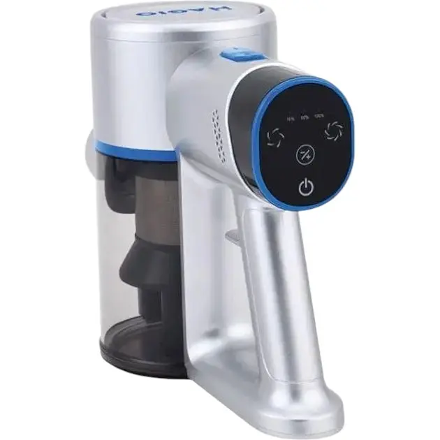 Пылесос аккумуляторный Magio MG-903 ручной беспроводной с контейнером 0.6 л Голубой 250 Вт - фото 3