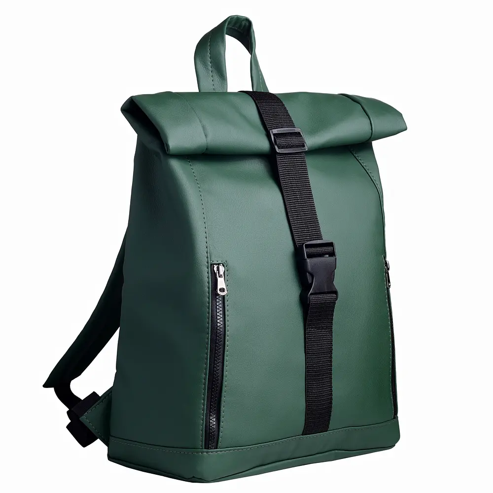 Чоловічий рюкзак ролл Sambag RollTop LZT зелений 24208007m - фото 4