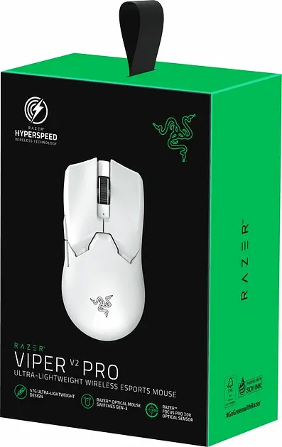 Миша комп'ютерна Razer Viper V2 Pro Wireless White (RZ01-04390200-R3G1) - фото 7