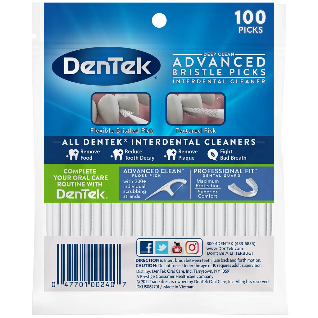 Зубочистки DenTek Глибоке очищення 100 шт. - фото 2