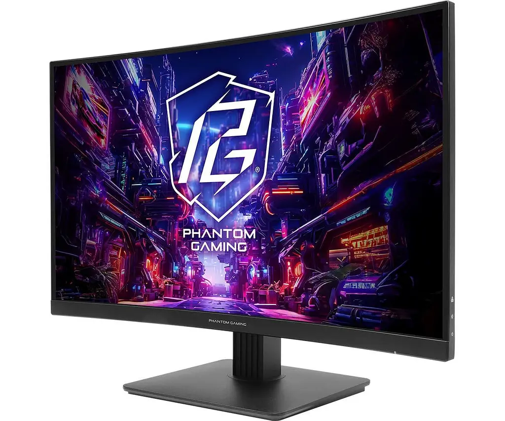 Монітор 27" AsRock iтор PG27QRT1B Curved QHD VA 180Hz (PG27QRT1B) - фото 2