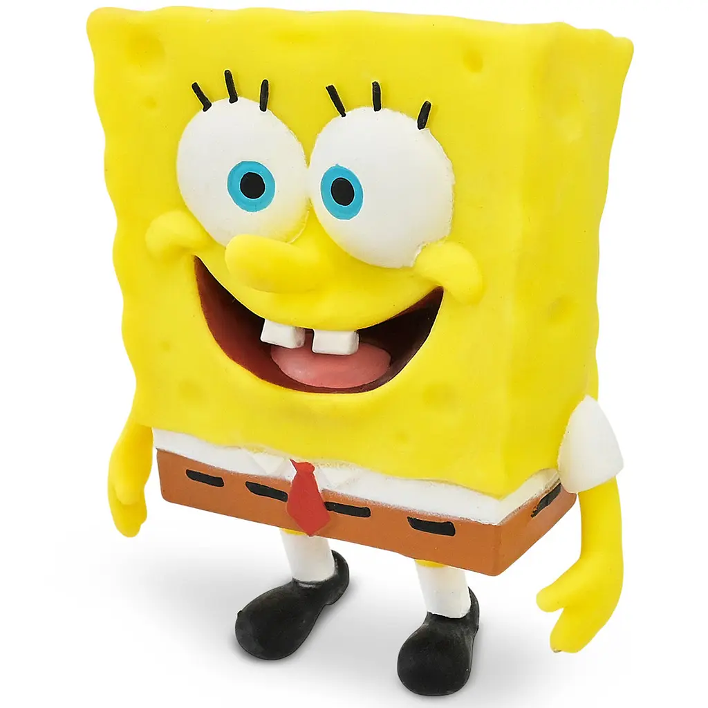 Іграшка тягнучка Губка Боб SpongeBob антистрес з піском супергнучка 10 см - фото 3