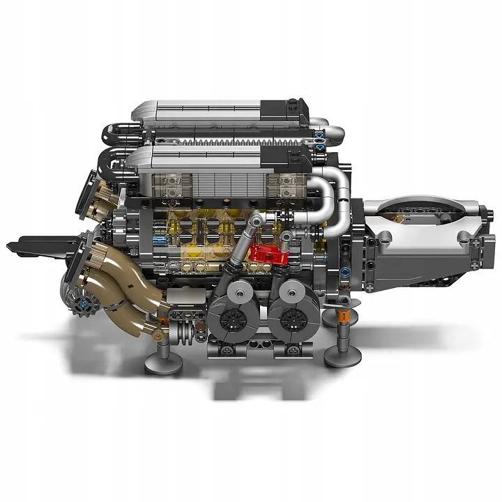 Конструктор двигун W16 від Mould King TECHNIC шестициліндровий для дітей та дорослих, 952 деталей - фото 4