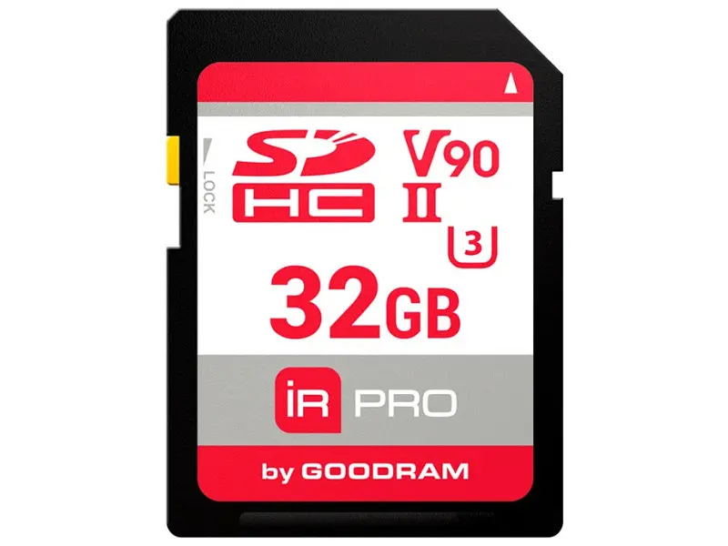 Карта памяти GOODRAM IRDM PRO SDHC UHS-II U3 32 GB (IRP-S9B0-0320R11)