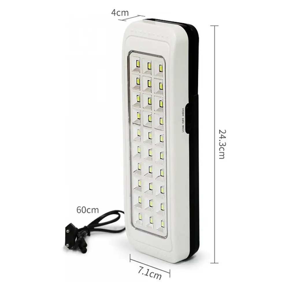 Аварийный LED светильник Weidasi WD-823A с аккумулятором 30 светодиодов 1000 mAh - фото 4