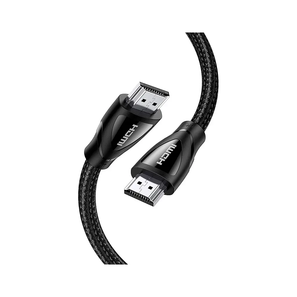 Кабель мультимедійний HDMI M to HDMI M 1.5m braided HD140 black Ugreen (80402) - фото 3
