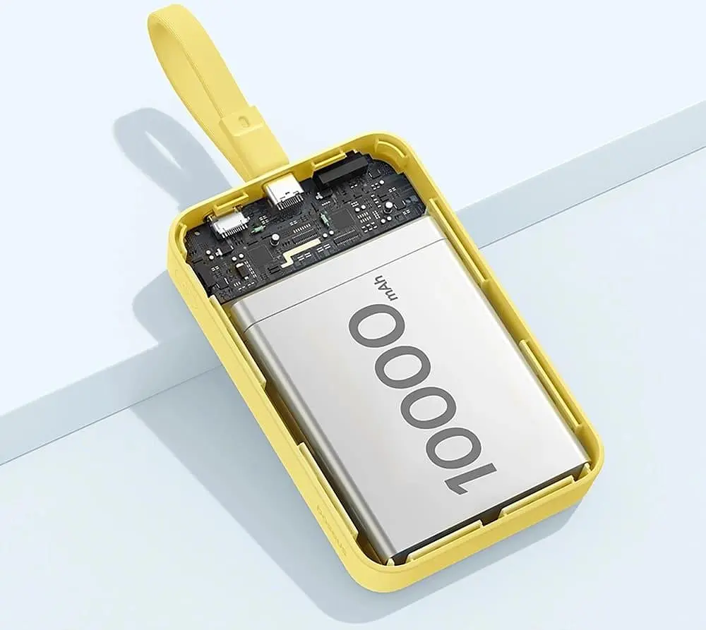 Павербанк Baseus Magnetic Mini Yellow 10 000 mAh / 30 Вт (P1002210BY23-00) - фото 7