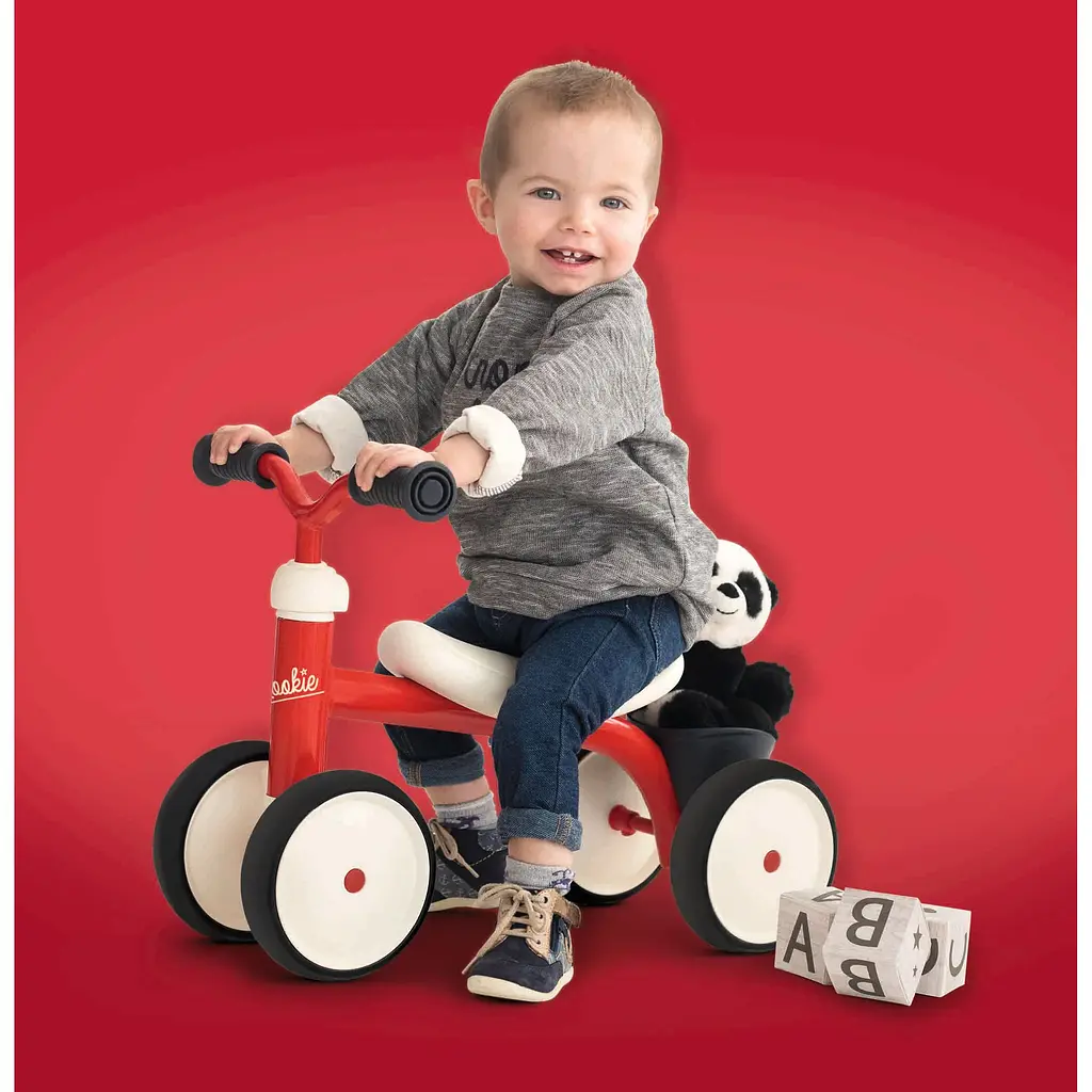 Біговел дитячий Smoby Toys чотирьох колісний металевий червоний (721400) - фото 8