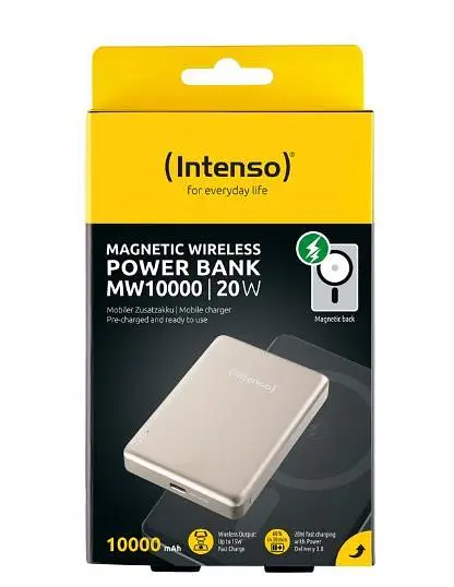 Портативний зарядний пристрій USB 10000MAH MAG CHAMPAGNE MW10000 7344031 INTENSO - фото 3