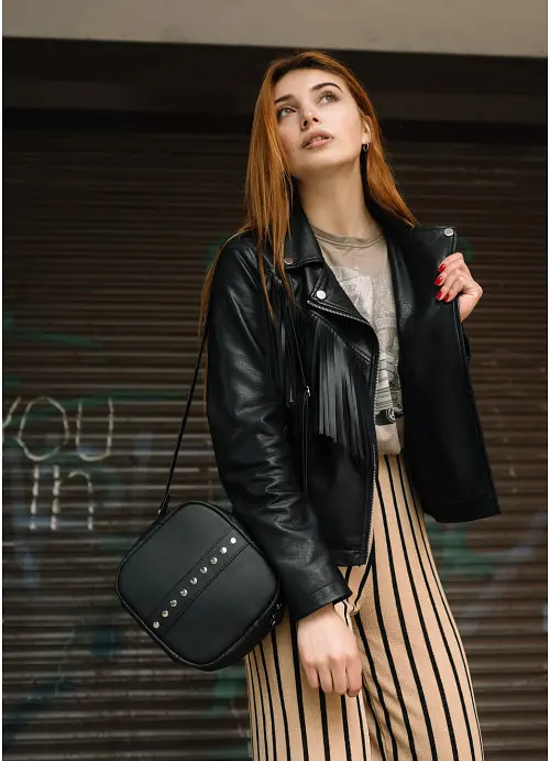 Сумка жіноча крос-боді Sambag 20х8х20 см sum0010855 - фото 5