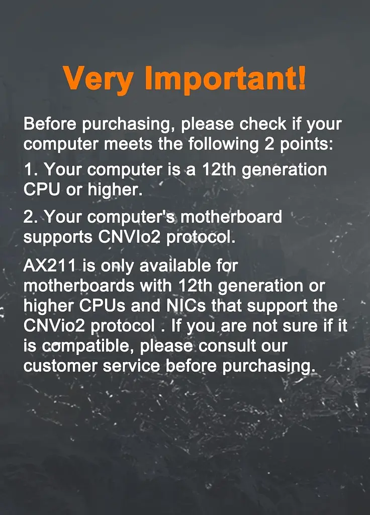 Мережева карта Intel WIFI 6E AX211NGW CNVIO2 Тридіапазонний адаптер, MU-MIMO, Bluetooth модуль для ПК/Ноутбука (19528) - фото 7