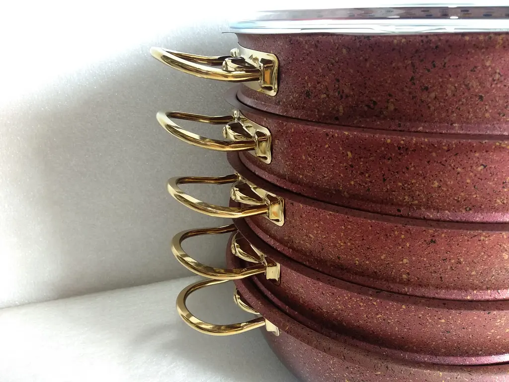 Мантоварка-пароварка з антипригарним покриттям O.M.S. Collection 6091 C-28 см 5,8 л Red - фото 7