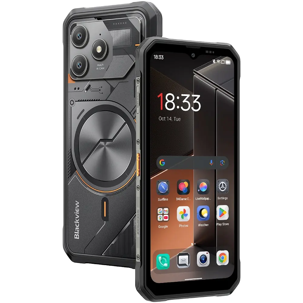 Смартфон Blackview FORT 100 6.56" HD+ /8GB/128GB/ G81 / 5000mAh / 16+13Мп / NFC / IP69K / Black - фото 8