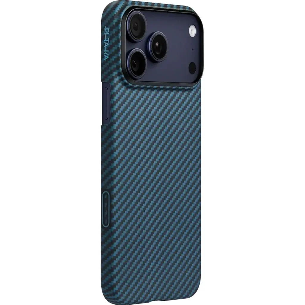 Чохол Pitaka Ultra-Slim Case для Apple iPhone 17 Pro Max Twill Black/Blue (KI1706BPM) [155098] - фото 3