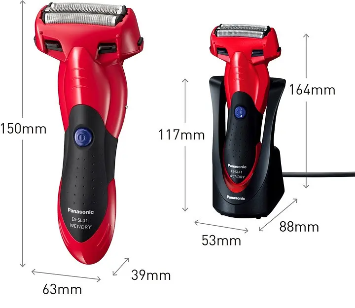 Електробритва Panasonic ES-SL41-R520 чоловіча чорно червоний - фото 4