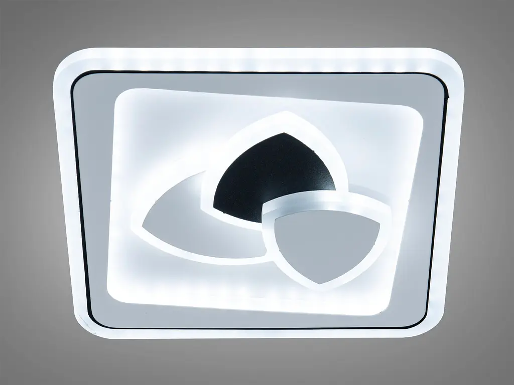Світильник стельовий LED Diasha 12068 42W, 2310 лм, квадратний 20 см, акрил, мінімалістичний стиль - фото 2