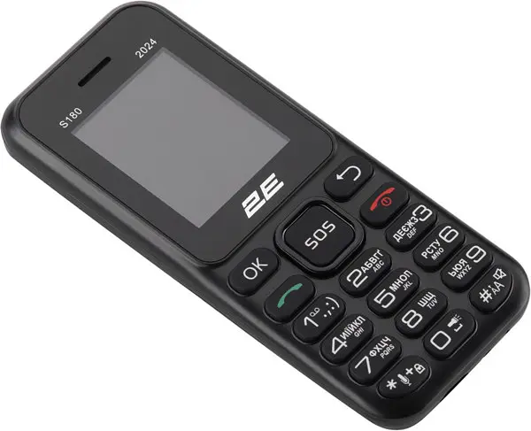Мобильный телефон 2E S180 DualSim Black UA UCRF - фото 4