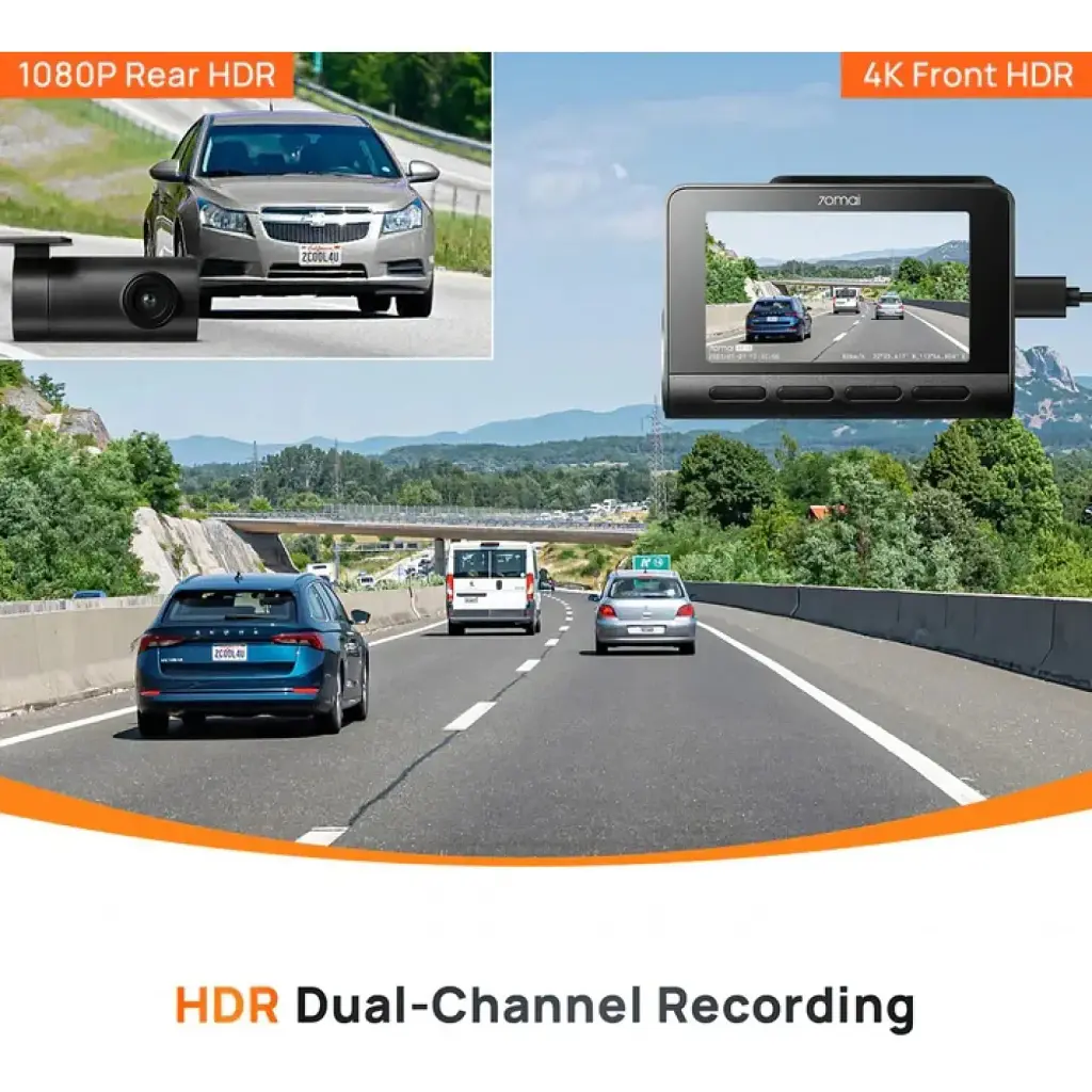 Автомобільний відеореєстратор 70mai Dash Cam 4K A810 [101174] - фото 7