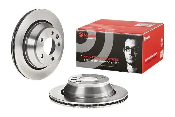 Диск гальмівний вентильований VW Transporter T5, Touareg I 02-16р Brembo (09.A616.10) - фото 2