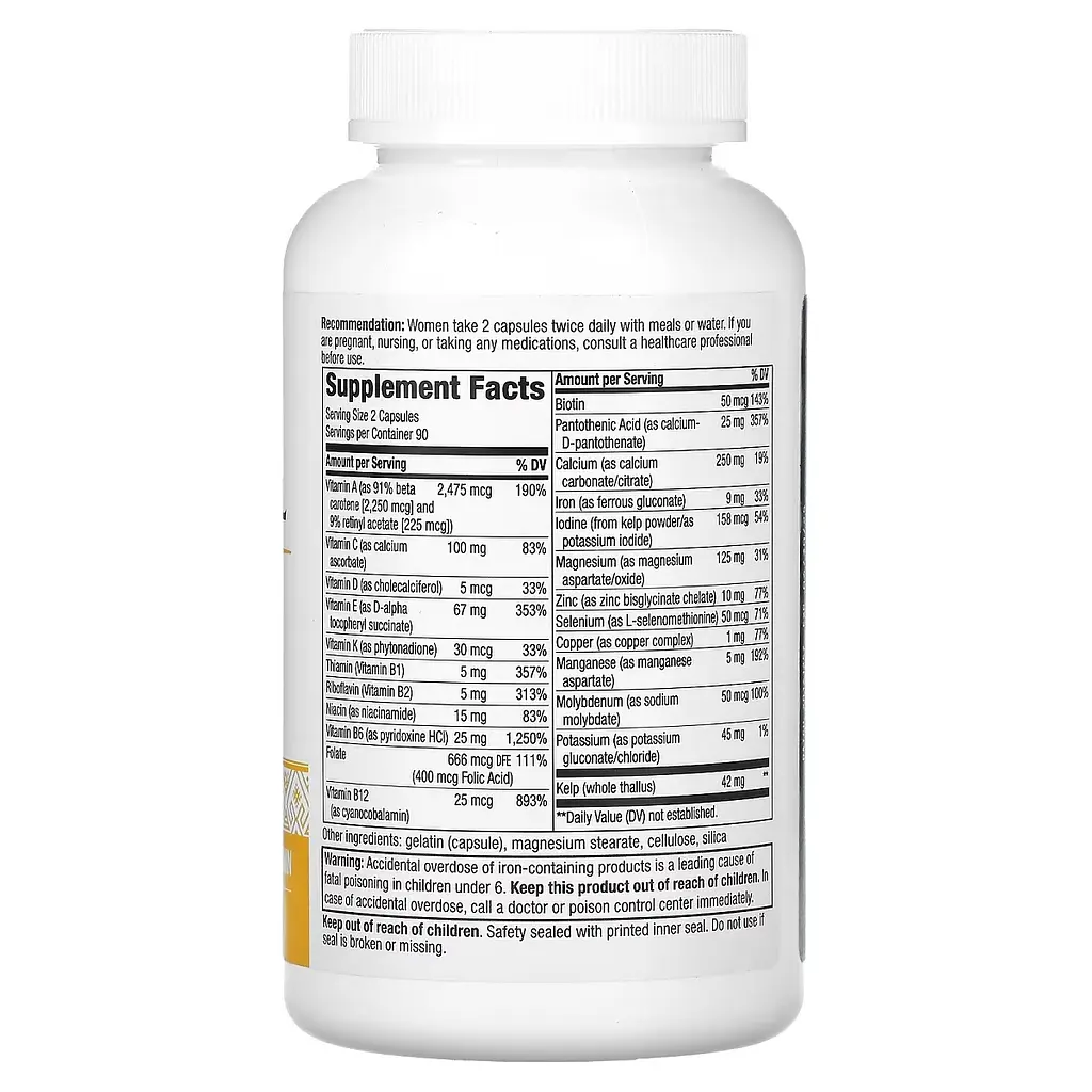 Мультивітаміни для вагітних Nature's Way Prenatal Multivitamin 180 капсул - фото 2